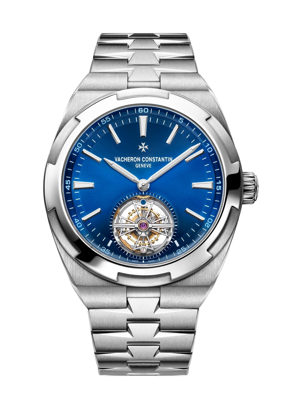 Vacheron Constantin Overseas Tourbillon 6000V/110A-B544 steel blue dial