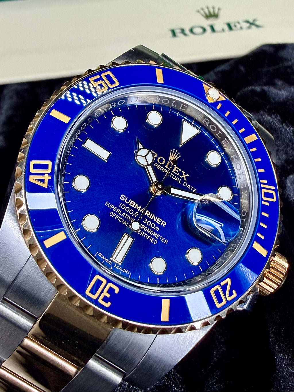 Rolex Submariner Date "Bluesy"