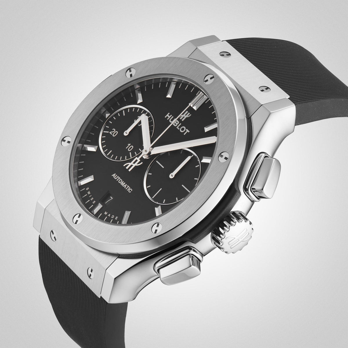 Hublot Classic Fusion Chronograph Titanium 45 — detail view