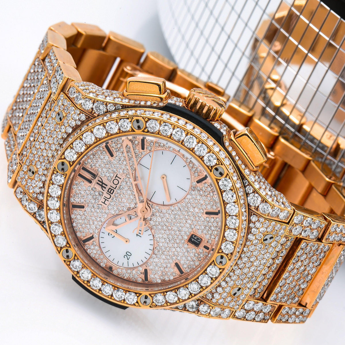 Hublot Classic Fusion Chronograph Titanium 45 — case and dial