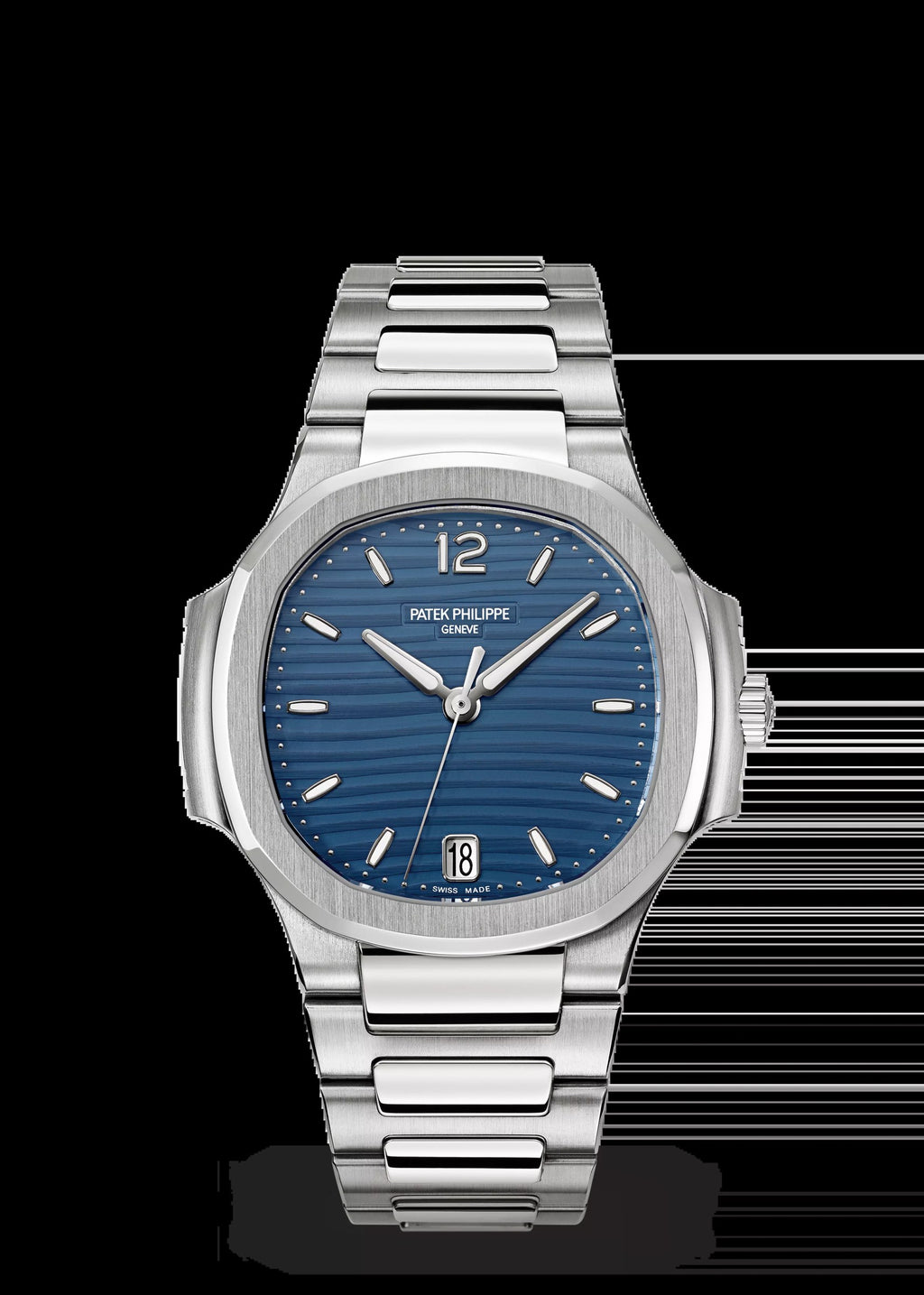 Nautilus 7118/1A-010 dial detail