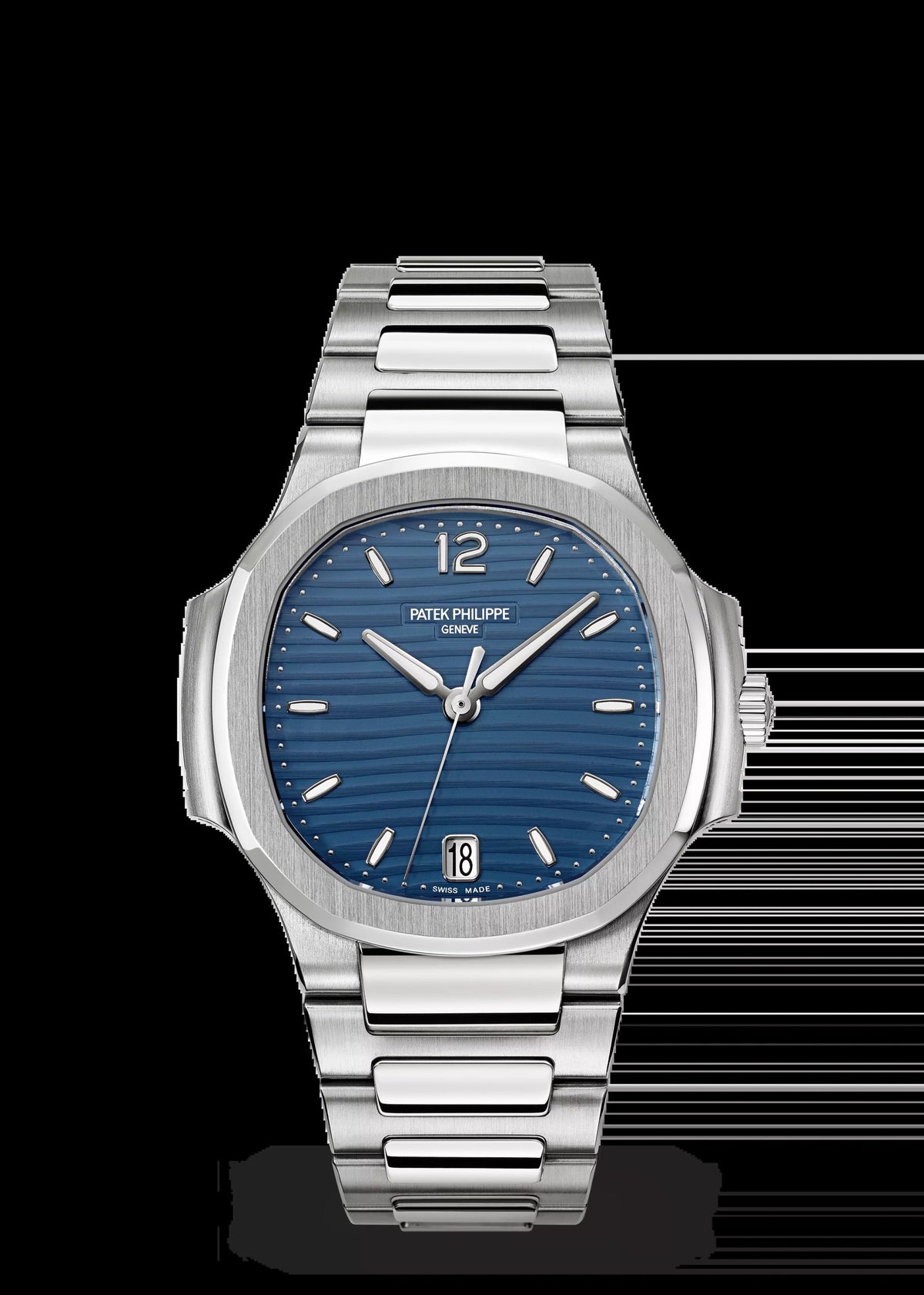 Nautilus 7118/1A-010 dial detail